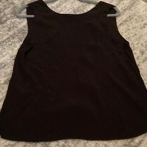 Veda black sleeveless tank top
